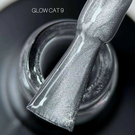 Saga Efecto Ojo de Gato N.º 9 Metal Plateado 10 ml