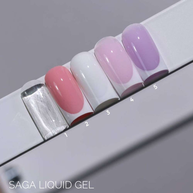 Saga Liquid Gel №05 Milky lavender 15ml