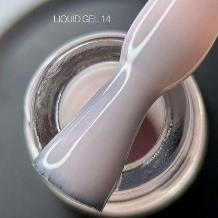 Saga Gel Líquido №14 Rosa Cremoso 15ml