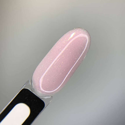 Saga Gel Líquido №19 Rosa pálido con brillo 15ml