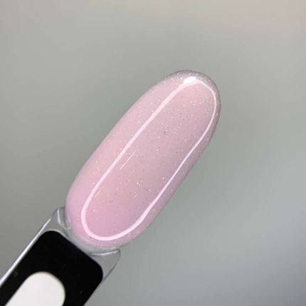 Saga Gel Líquido №21 Cold rosa con brillo 15ml