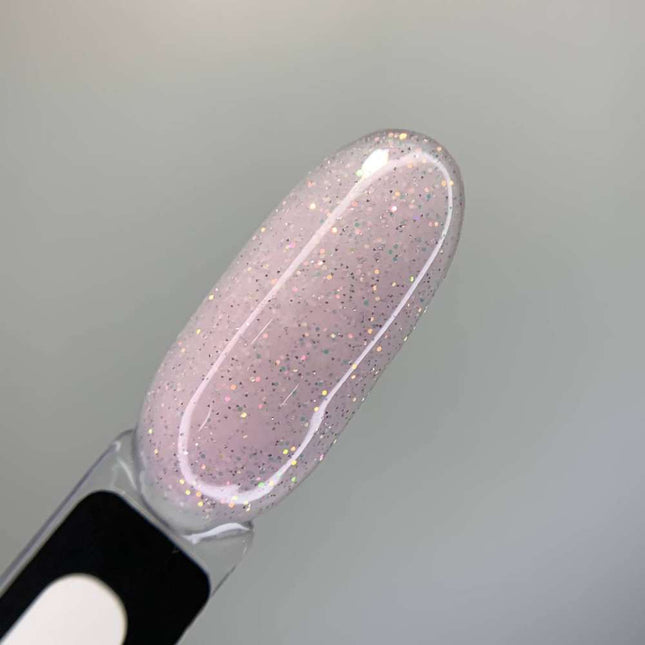 Saga Liquid Gel №26 Dust pink with sparkles 15ml