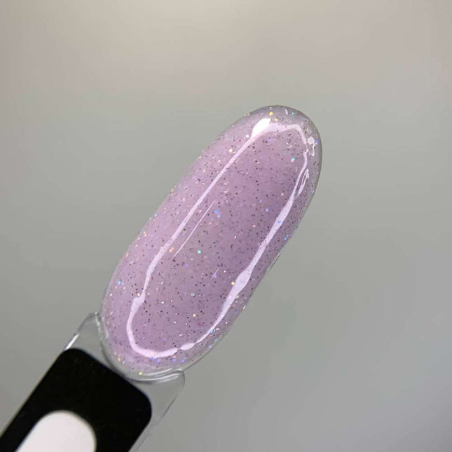 Saga Liquid Gel №27 Amethyst with sparkles 15ml