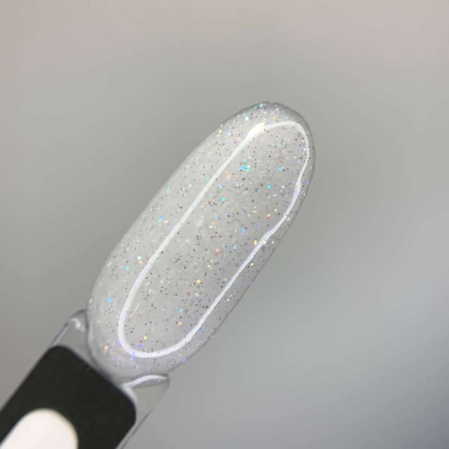 Saga Liquid Gel №29 Milky gray with sparkles 15ml