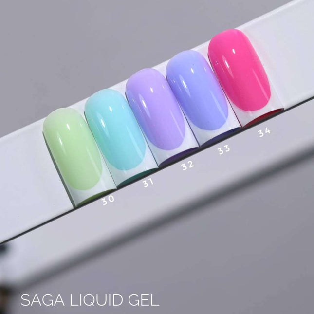 Saga Liquid Gel №30 Tea green 15ml