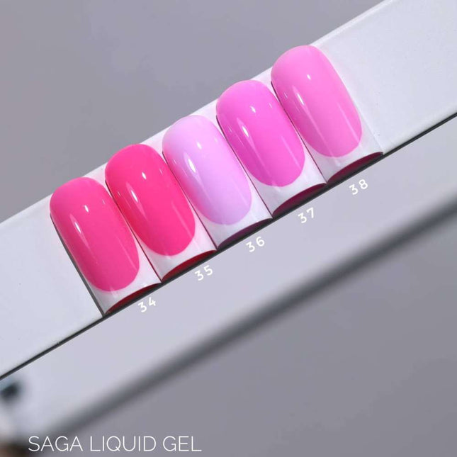 Saga Liquid Gel №35 Neon pink 15ml