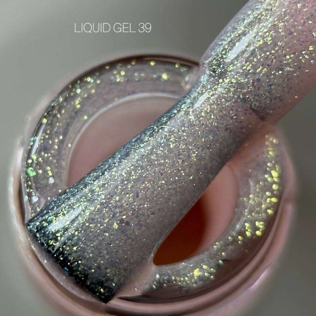 Saga Liquid Gel №39 Milky peach with small foil 15ml