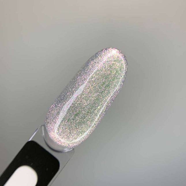 Saga Liquid Gel №40 Clear with violet-green small foil 15ml