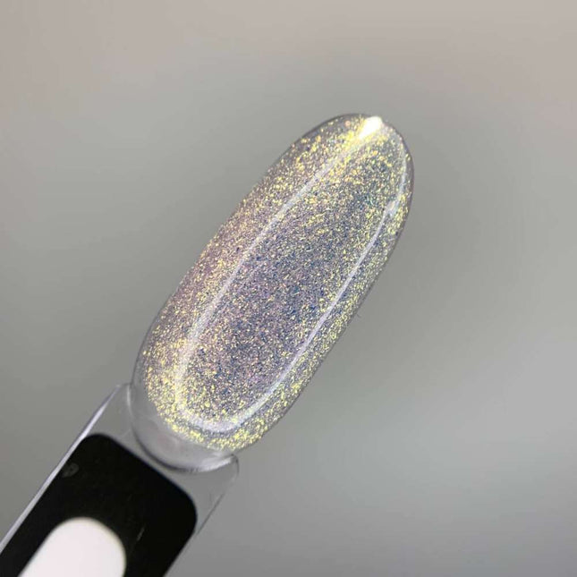 Saga Liquid Gel №45 Clear with gold-purple small foil 15ml