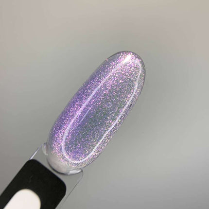 Saga Liquid Gel №46 Claro con pequeñas láminas violeta-púrpura 15ml