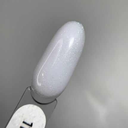 Saga Shimmer Base №11 Milky with silver shimmer 15ml