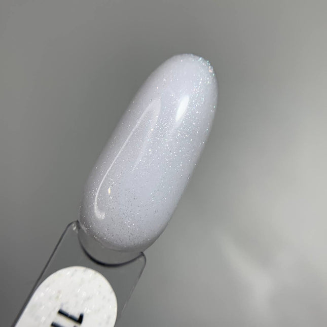 Saga Shimmer Base №11 Milky with silver shimmer 15ml