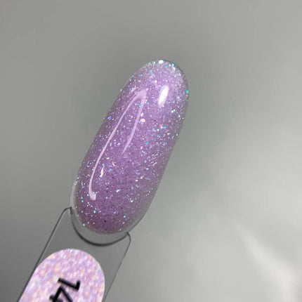 Saga Shimmer Capa de base №14 Lavanda con brillo holográfico 15ml