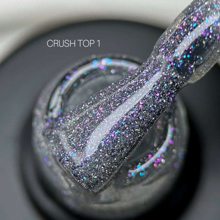Saga Top Crush №01 with purple blue shimmer 9ml