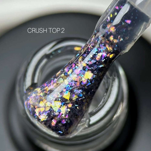 Saga Top Crush №02 with holographic foil 9ml