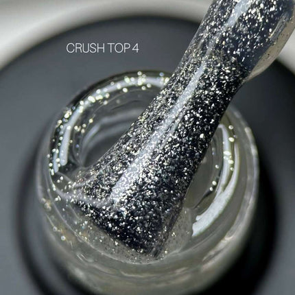 Saga Top Crush №04 with silver small foil 10ml