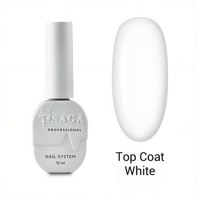 Saga Top Coat White 9ml
