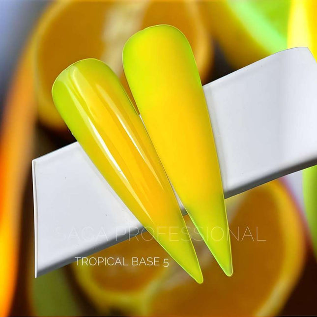Saga Tropical Capa de base №5 Banana 9ml
