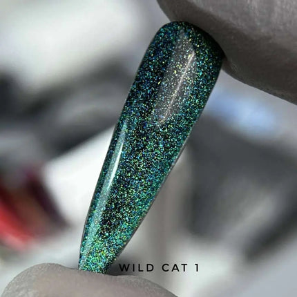Saga Cat Eye Wild №1 Verde Azul Oro 9ml