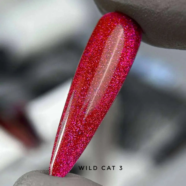 Saga Cat Eye Wild Nº3 Rojo Rosa Púrpura 9ml