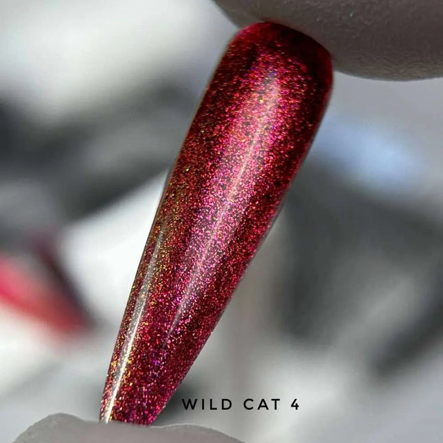 Saga Cat Eye Wild Nº4 Cereza Púrpura Oro 9ml