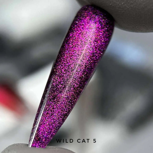Saga Cat Eye Wild Nº5 Violeta Oro 9ml