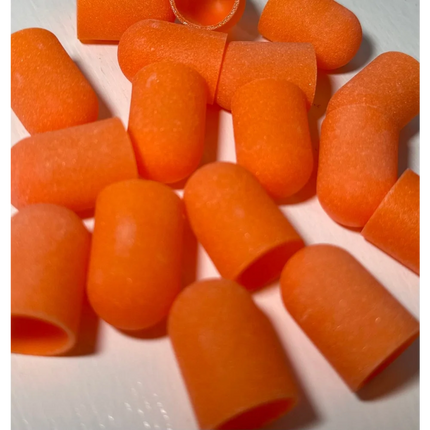 Sand cap -13*19 mm Size:M set 5pcs - Orange 120 grit - Sanding caps