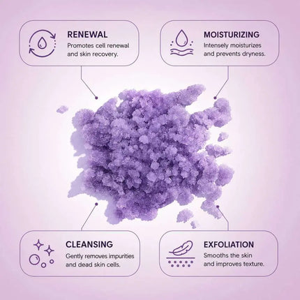 Exfoliante cremoso para manos y pies con alantoína, extracto de caracol y manteca de karité Shelly 350 g