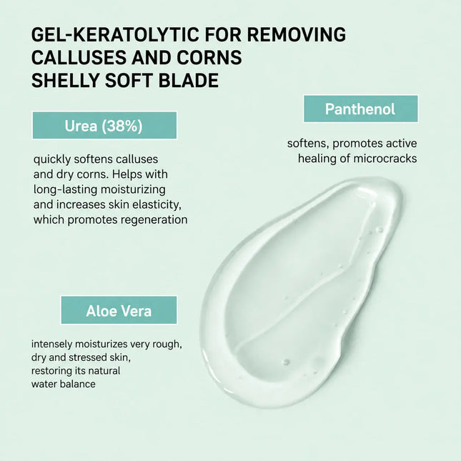 Keratolytic Gel For Removing Callueses And Corns Shelly 200 ml
