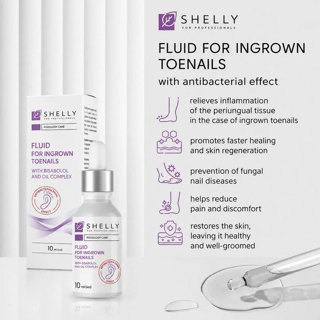 Fluid For Ingrown Toenails With Antibacterial Effect Shelly 10 ml
