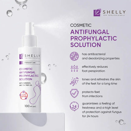 Profiláctico Antifúngico Para Pies y Placa Ungueal Shelly 100 ml