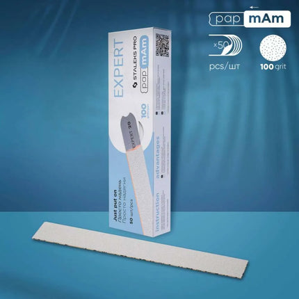 Limas desechables papmAm Staleks Expert 22 grano 100 50 piezas