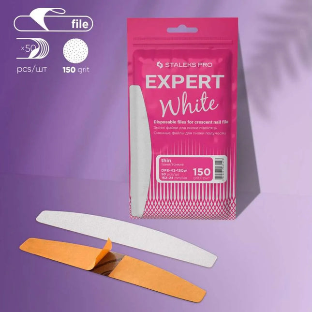 Limas desechables Crescent Staleks Expert 42 grano 100 50 piezas