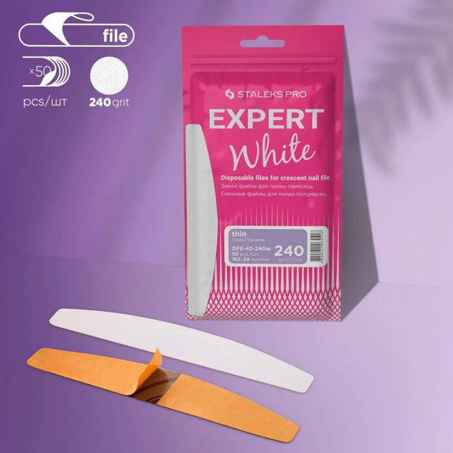 Disposable Files Crescent Staleks Expert 42 240 grit 50 pcs