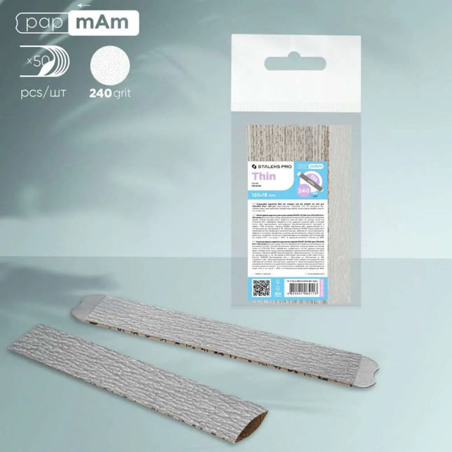 Limas desechables papmAm Staleks SMART 22 240grit 50 unidades