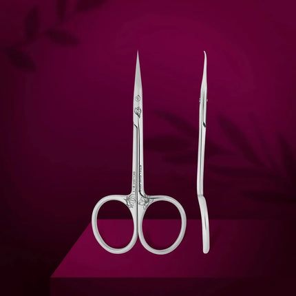 Staleks Cuticle Scissors with Hook Exclusive 21 Type 1 (Magnolia)