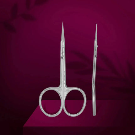Tijeras para cutículas Staleks con gancho Exclusive 21 Tipo 2 (Magnolia)