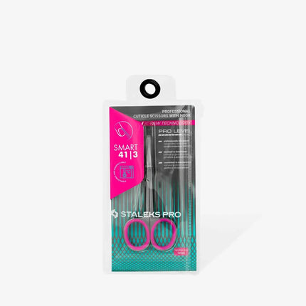 Tijeras para cutículas Staleks con gancho Smart 41 tipo 3