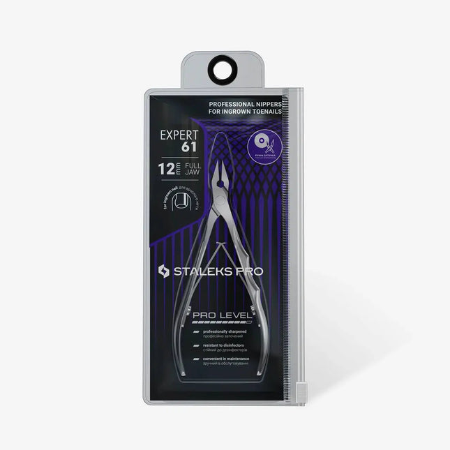 Alicates para uñas encarnadas Staleks Expert 61 de 12 mm